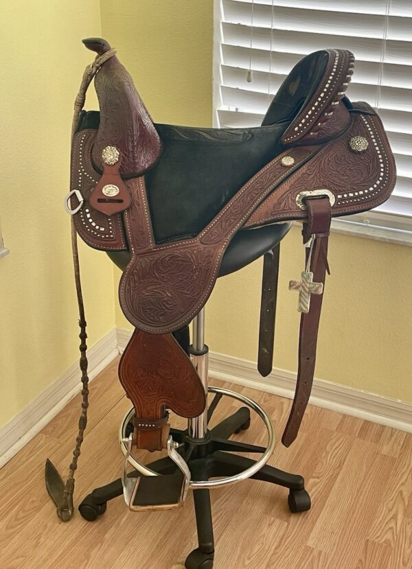 Circle Y Tammy Fischer Treeless Barrel Saddle