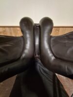 Used 17.5" Custom Icon Flight Dressage Saddle - Image 6
