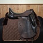 Used 17.5" Custom Icon Flight Dressage Saddle - Image 2