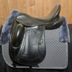 Used 17.5" Custom Icon Coda W Dressage Saddle - Image 8