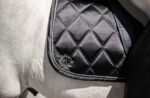 Dark Obsidian Black Dressage Saddle Pad - Image 2
