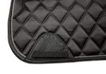 Dark Obsidian Black Dressage Saddle Pad - Image 8