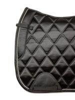 Dark Obsidian Black Dressage Saddle Pad - Image 9