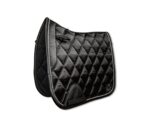 Dark Obsidian Black Dressage Saddle Pad - Image 3
