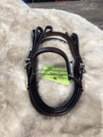 Headstall & Reins With Silver Brown Mini/Pony *NEW* - Image 3