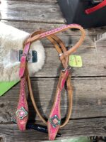 Western Mini/Pony  Headstall & Breast Collar Pink *NEW* - Image 2