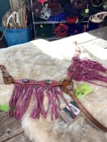 Western Mini/Pony  Headstall & Breast Collar Pink *NEW* - Image 4