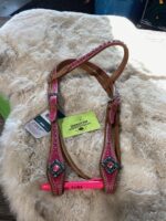 Western Mini/Pony  Headstall & Breast Collar Pink *NEW* - Image 7