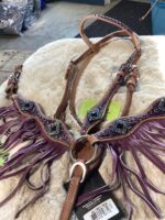Western Mini Headstall & Breast Collar Purple *NEW*