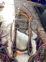 Western Mini Headstall & Breast Collar Purple *NEW* - Image 2