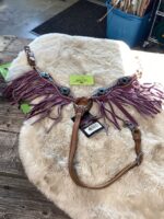Western Mini Headstall & Breast Collar Purple *NEW* - Image 5