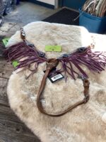 Western Mini Headstall & Breast Collar Purple *NEW* - Image 8