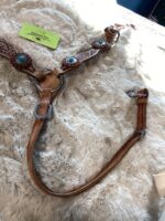 Western Mini/Pony Headstall & Breast Turquoise *NEW* - Image 6