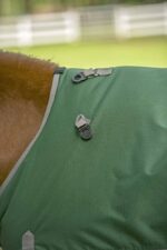 Winter Coat Detachable Neck Blanket: Hunter/Grey, 78 - Image 5