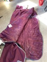 Winter Coat WeatherBeeta Burgundy 69" - Image 2