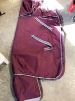 Winter Coat WeatherBeeta Burgundy 69" - Image 5
