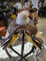 Western Barrel Saddle 10" Purple Seat *NEW* - Image 2