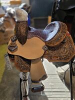 Western Barrel Saddle 10" Purple Seat *NEW* - Image 3