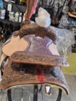 Western Barrel Saddle 10" Purple Seat *NEW* - Image 4