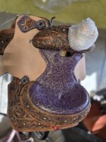 Western Barrel Saddle 10" Purple Seat *NEW* - Image 5
