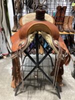 Western Rope Saddle 1764 15" - Image 2