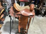 Western Rope Saddle 1764 15" - Image 3