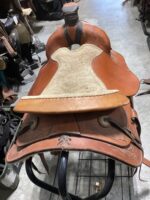 Western Rope Saddle 1764 15" - Image 4