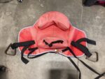 Buddy Saddle Faded Red with Stirrups
