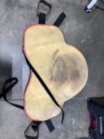 Buddy Saddle Faded Red with Stirrups - Image 3