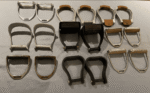 Large Lot of 9 Pairs of Horse Stirrups — English & Western - Image 2