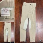 English Youth 10 Elation English Riding Breeches (Beige) - Image 2