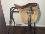 17” English Cutback Saddle - Image 3