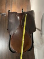 18” Stubben (Schleese Rebuild) Dressage Saddle - Image 5