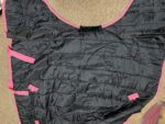 58” Supra Pony Blanket (black w/ pink) - Image 4