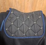 Used Back On Track Nights Collection Saddle Pad & Ear Bonnet Set - Image 8