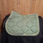 Used Back on Track Nights Collection Saddle Pad & Ear Bonnet Set - Image 5