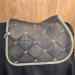 Used Back on Track Nights Collection Saddle Pad & Ear Bonnet Set - Image 7