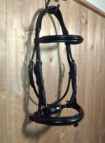 Used Avignon Aspen Black Dressage Bridle Cob Size - Image 3