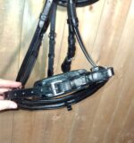 Used Avignon Aspen Black Dressage Bridle Cob Size - Image 7