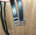 Used Black 63" Stirrup Leathers - Image 2