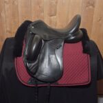 Used 17.5" Custom Everest R Dressage Saddle - Image 2