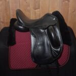 Used 17.5" Custom Everest R Dressage Saddle - Image 4