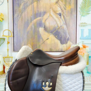 17.5” Bruno Delgrange Partition Jump Saddle