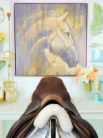 17.5” Bruno Delgrange Partition Jump Saddle - Image 5