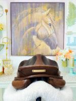 17.5” Bruno Delgrange Partition Jump Saddle - Image 6