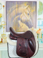 17” Lovas Livingston Monoflap Dressage Saddle - Image 2