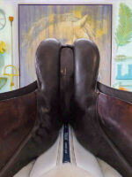 17” Brown Passier Grand Gilbert Dressage Saddle - Image 7