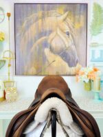 17.5” Bruno Delgrange Partition Jump Saddle - Image 5