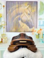17.5” Bruno Delgrange Partition Jump Saddle - Image 6
