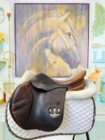 17.5” Bruno Delgrange Partition Jump Saddle